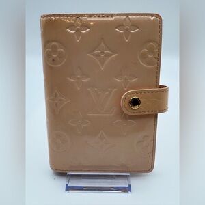 Louis Vuitton Vernis Beige Agenda PM Planner